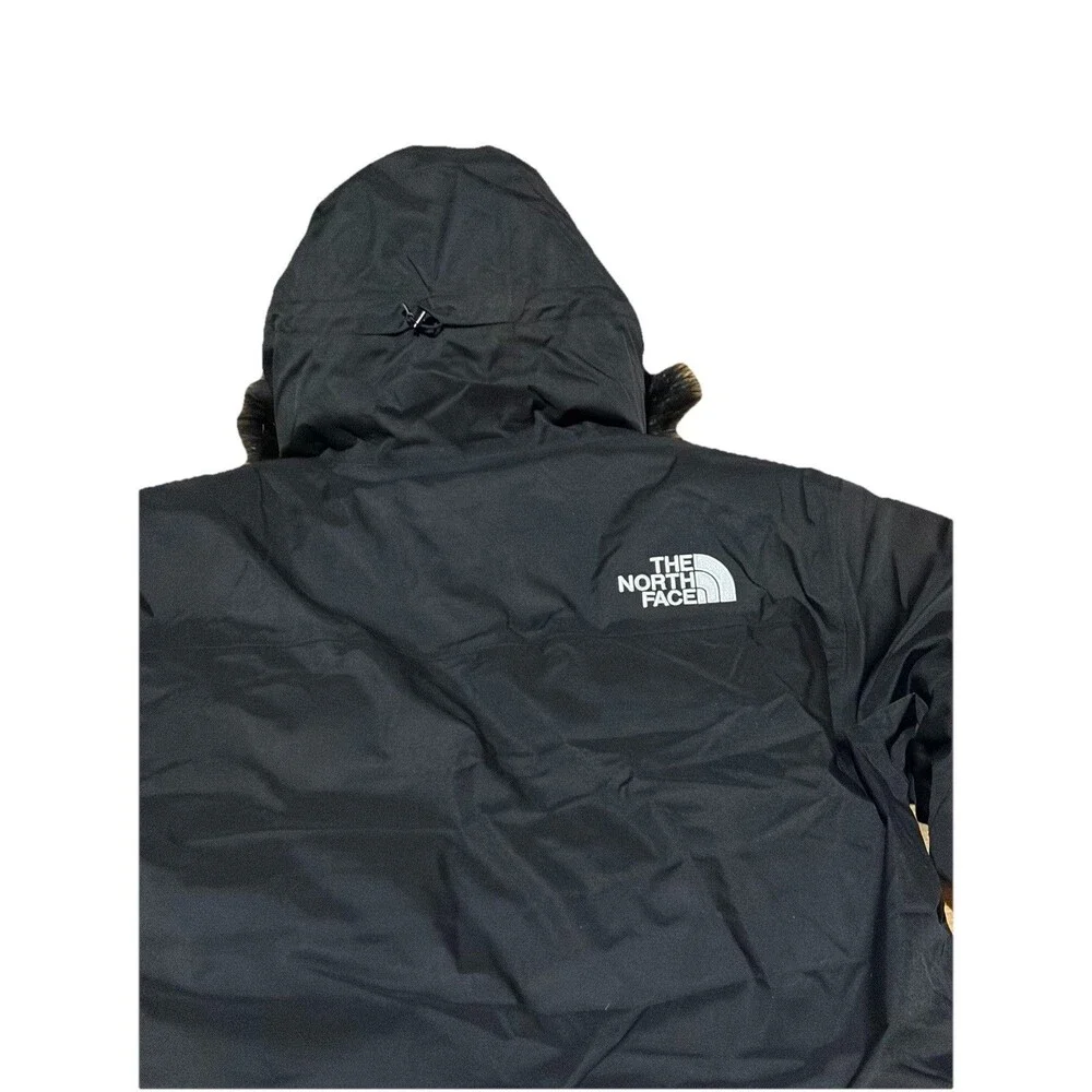 The North Face Bedford Black Down Parka Winter Hooded Jacket Coat Mens XL NEW